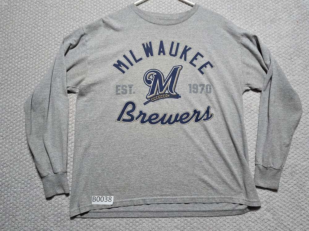 Milwaukee Brewers Genuine Merchandise Long Sleeve Graphic T-Shirt